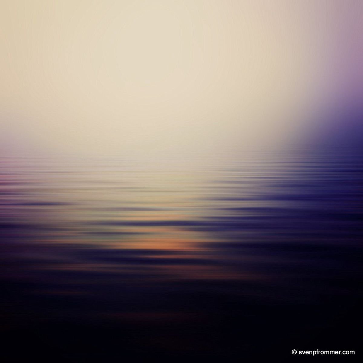 Abstract Landscape Photograph By Sven Pfrommer, 39 X 39", Silkwater Vi, Original Artwork