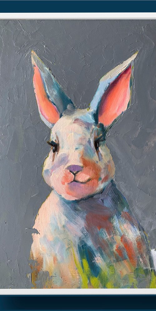 Colorful Rabbit Bunny. by Vita Schagen
