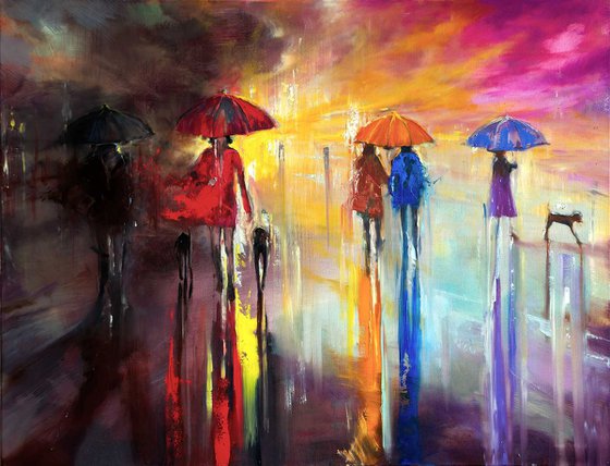 'RAINY NIGHT WALKS'