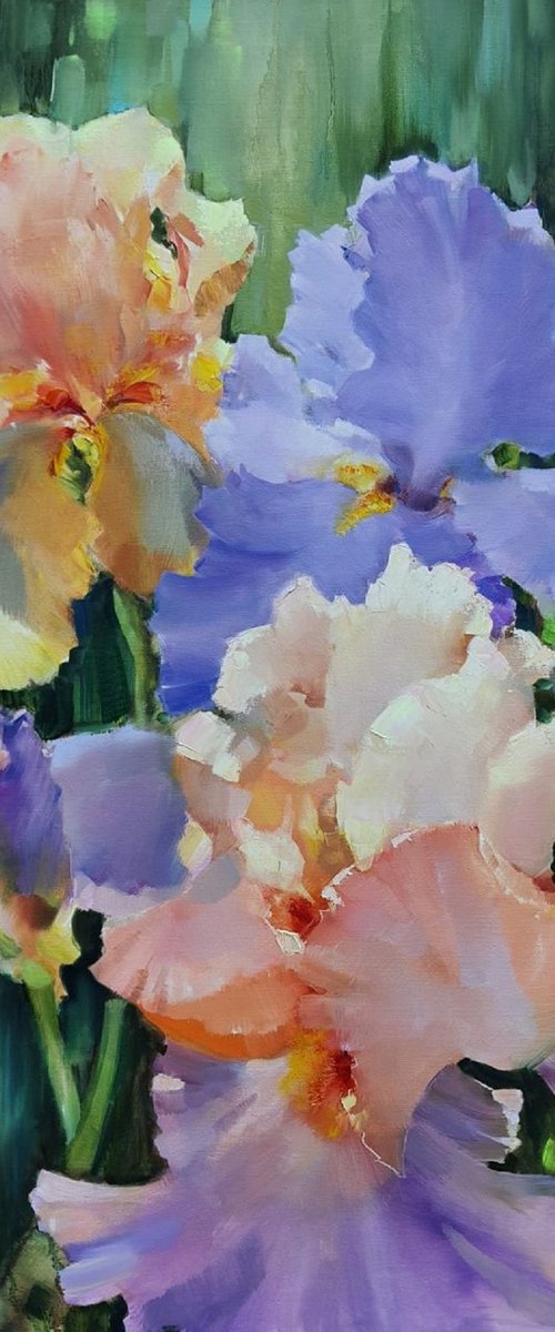 Magic iris by Olha Laptieva