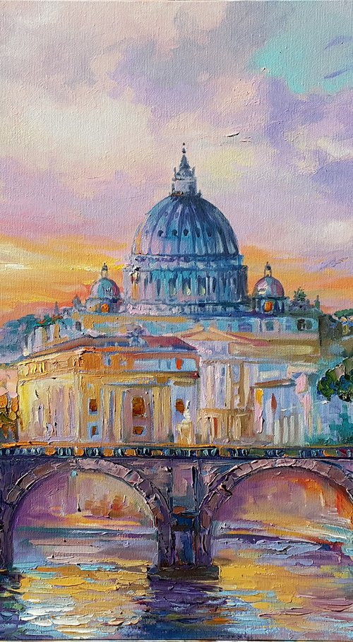 Rome. Evening by Viktoria Lapteva