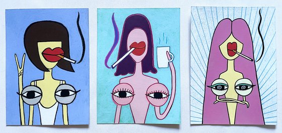 “My Tits” smoking set