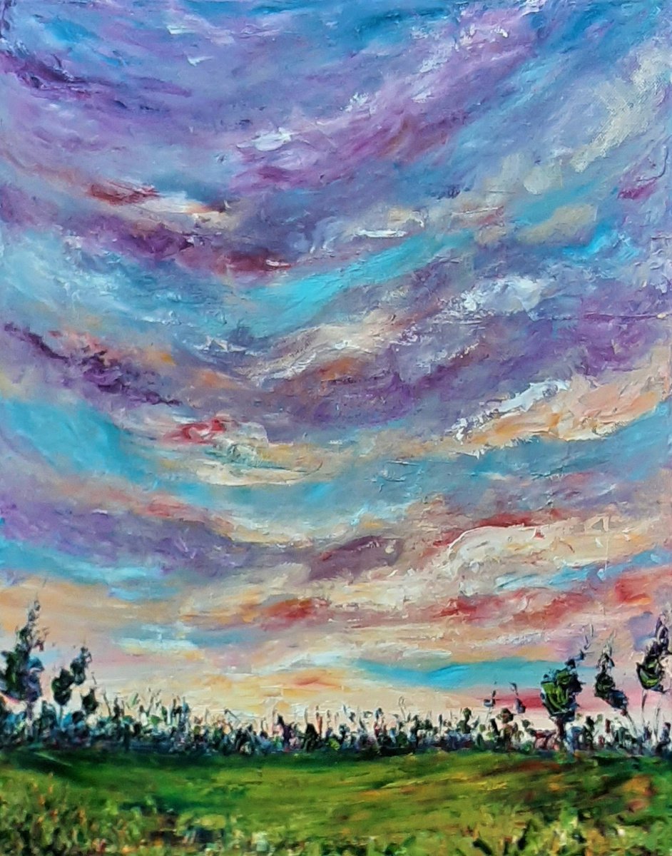 Twilight Lands by Niki Purcell - Irish Landscape Painting