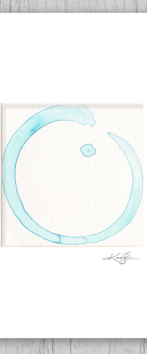 Enso 18 - Abstract Zen Circle Painting by Kathy Morton Stanion by Kathy Morton Stanion
