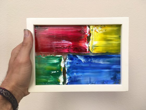 "Mind The Gap" - Reversible PMS Micro Painting