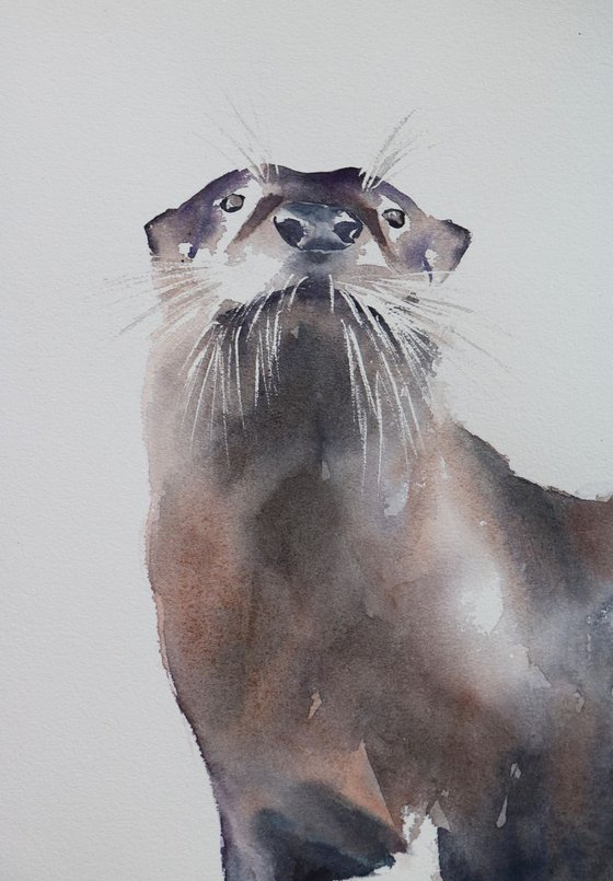 Otter painting “Where”