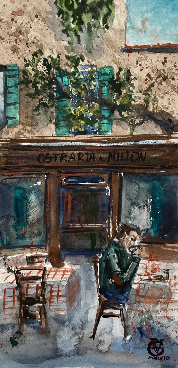 Venetian cafe by Valeria Golovenkina