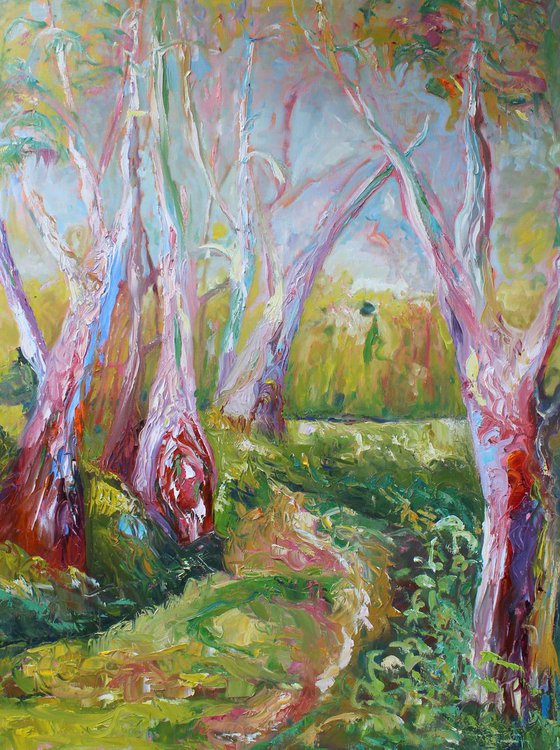 VERY, VERY COLOURFUL GUM TREES