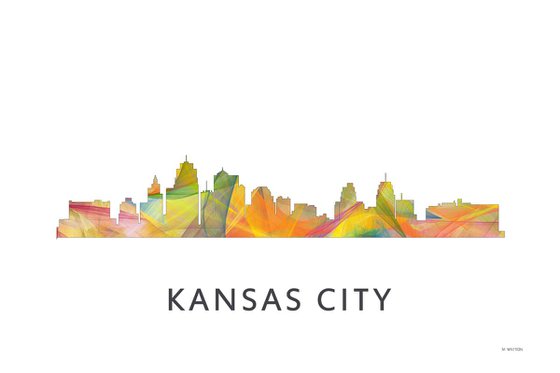 Kansas City, Missouri Skyline WB1