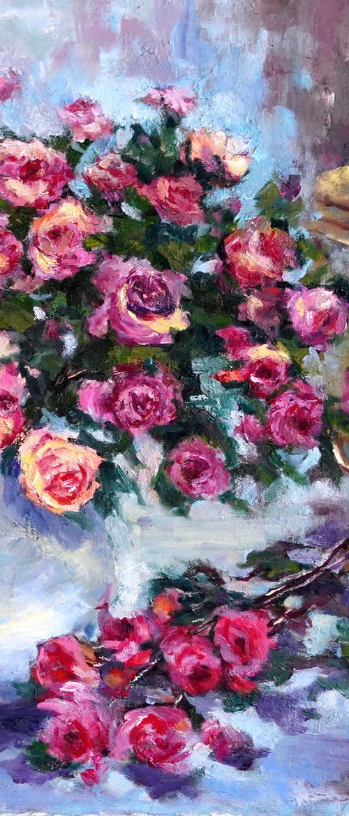 Samovar and Roses by Olga Egorov
