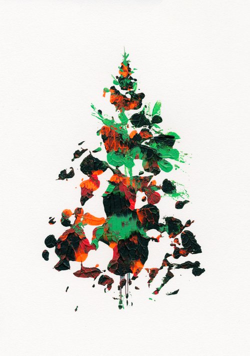 Christmas Tree_Abstract by Doriana Popa