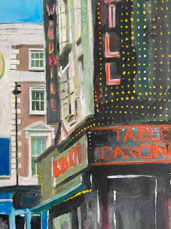 Soho Entrance, Sunday Morning