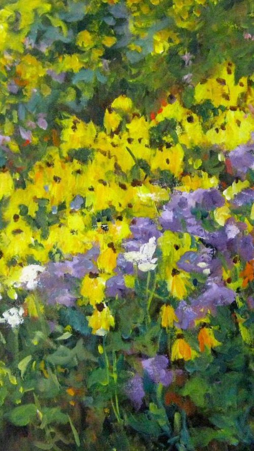 Yellow Purple by Ingrid Dohm