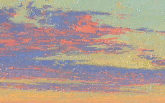 Sunset. Kanone. Corfu.