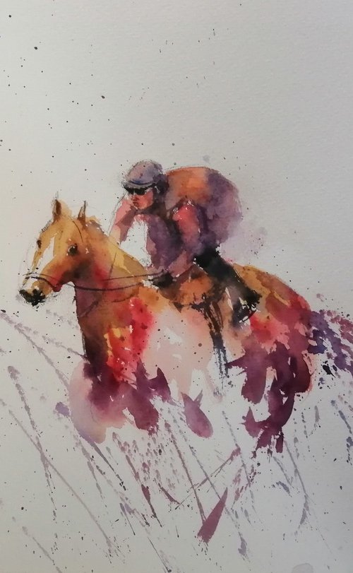 the horse race 21 by Giorgio Gosti