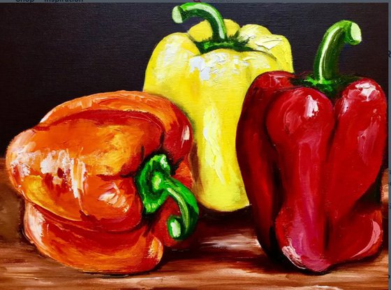 PEPPERS STILL LIFE. #7