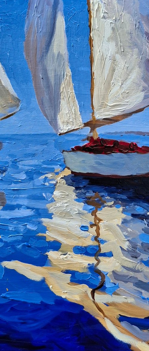 Reflections on Blue by Daniel Murgatroyd