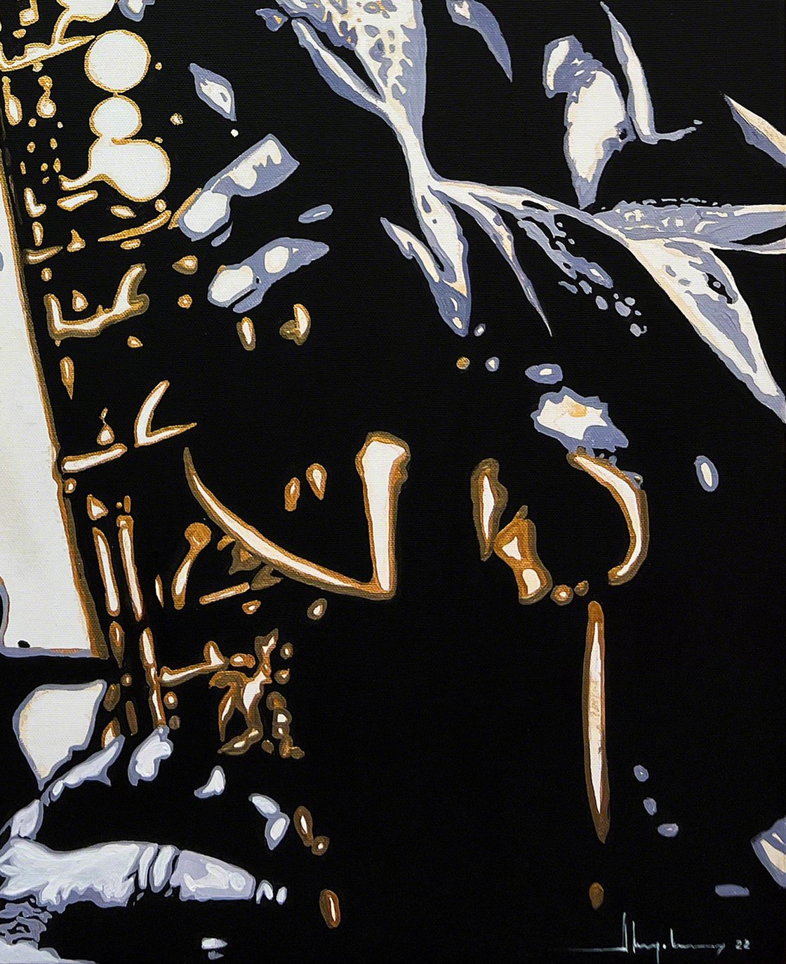 Original Acrylic Painting - Charlie Parker by Alex Nizovsky