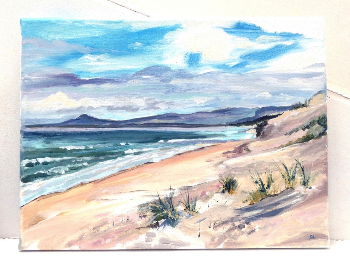 Lossiemouth Beach, Sunny Day by Sheila Chapman