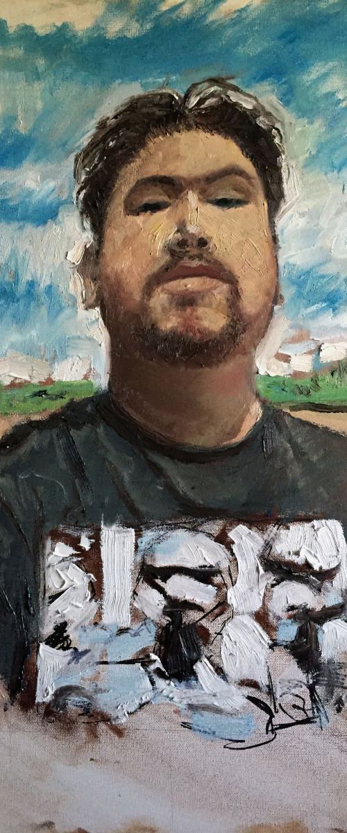 Self Portrait age 33 by Zeke Garcia
