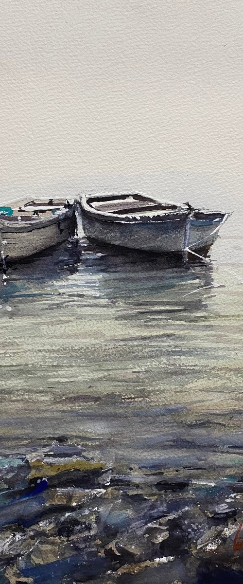 Old boats III by Tihomir Cirkvencic