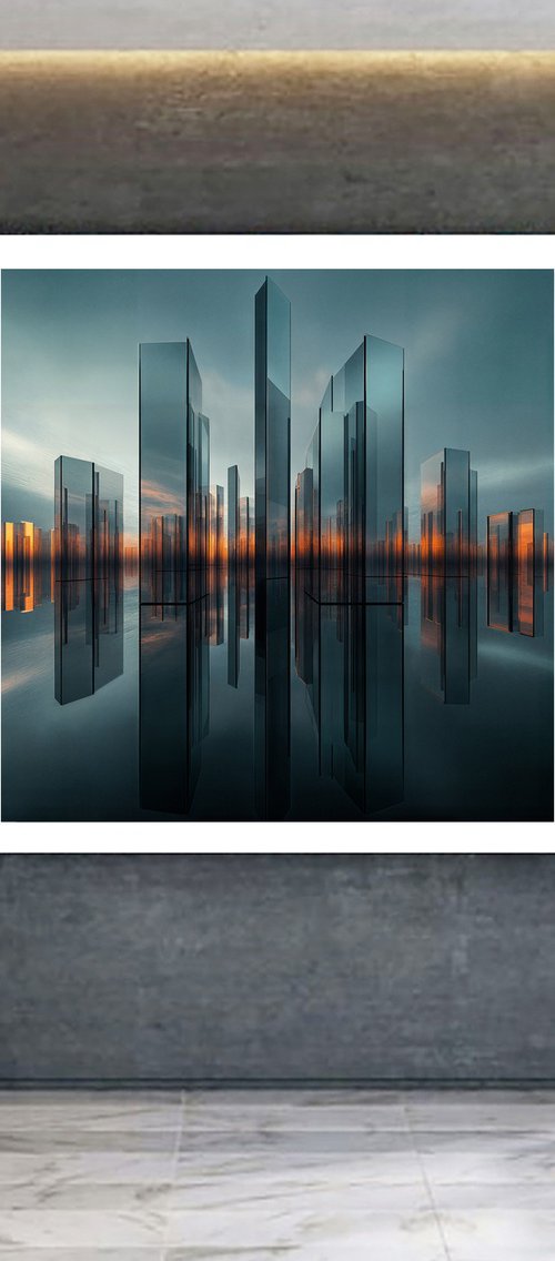 Metropolis Reflection by MICHAEL FILONOW