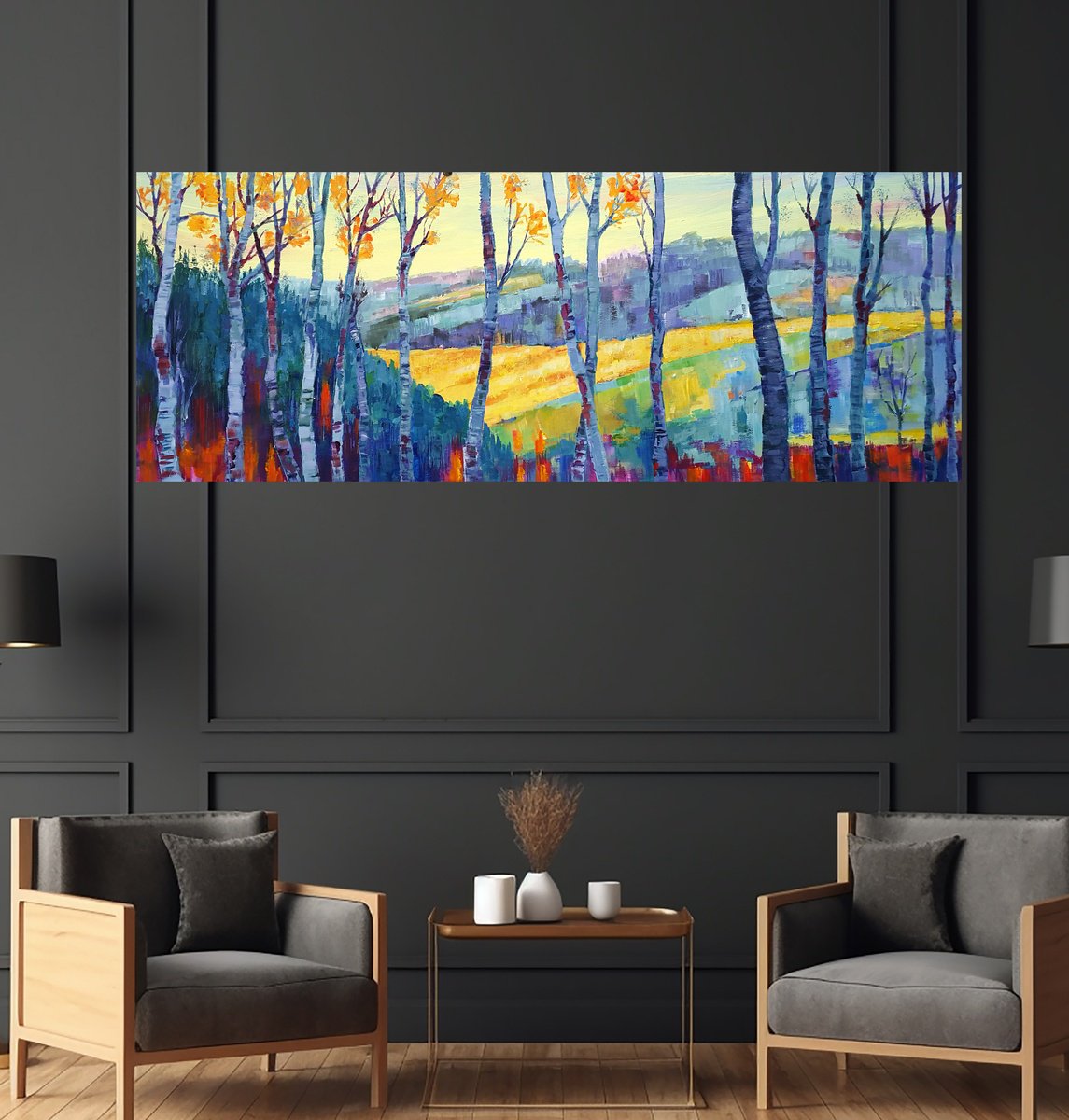  A Sunny Day In The Mountain By Trayko Popov, 67 X 28, Artwork For Sale On Artfinder