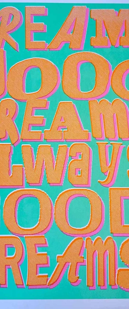 Dream Good Dreams - Pink by Charlie Evaristo-Boyce