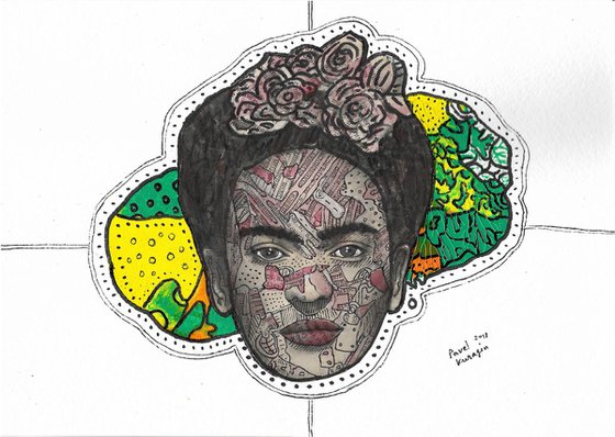 Portrait of Frida # 28