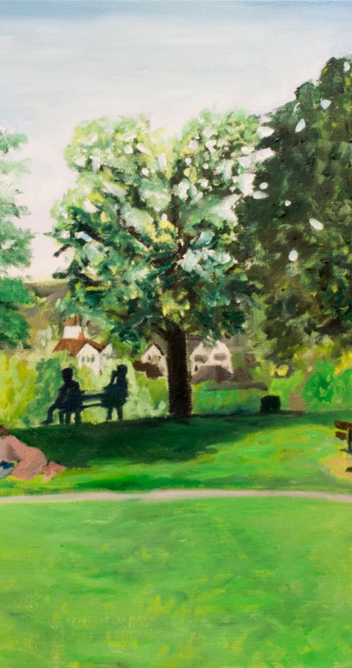 Springtime In A Park 16x20 by Ryan  Louder