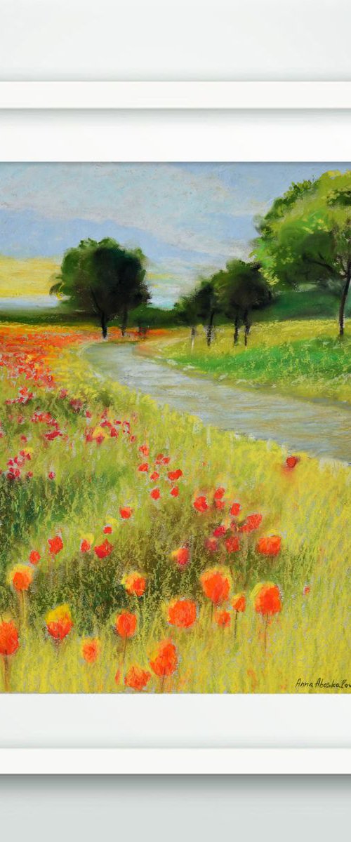 Poppy field by Anna Aboskalova