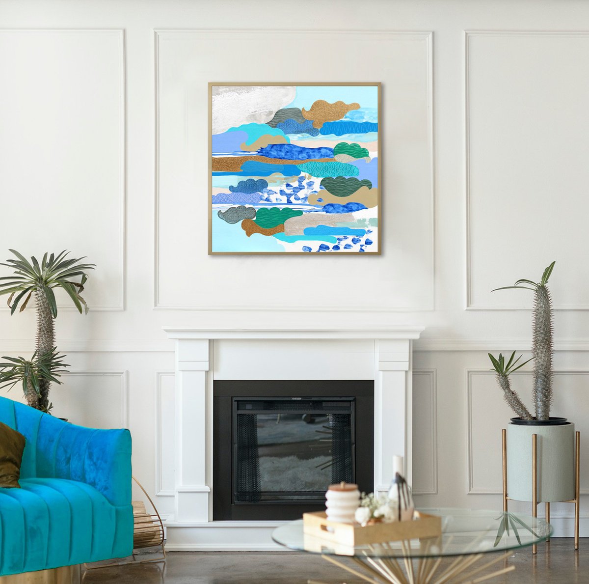 Waves Of Dreams By Martina Boycheva, 31 X 31, Artwork For Sale On Artfinder