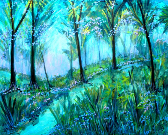 Rainforest I ( Large 102x81cm)