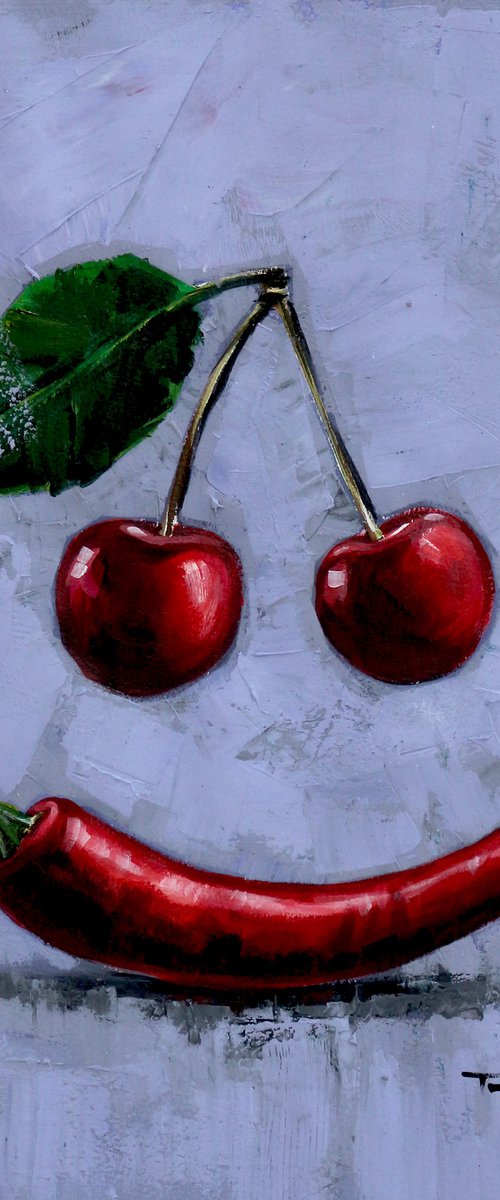 Smiling Cherries by Trayko Popov