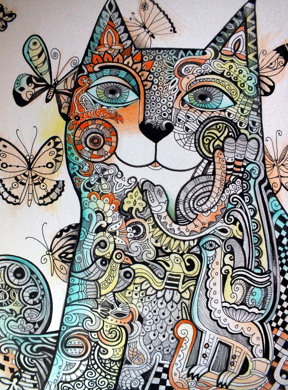 Celtic Dream Cat