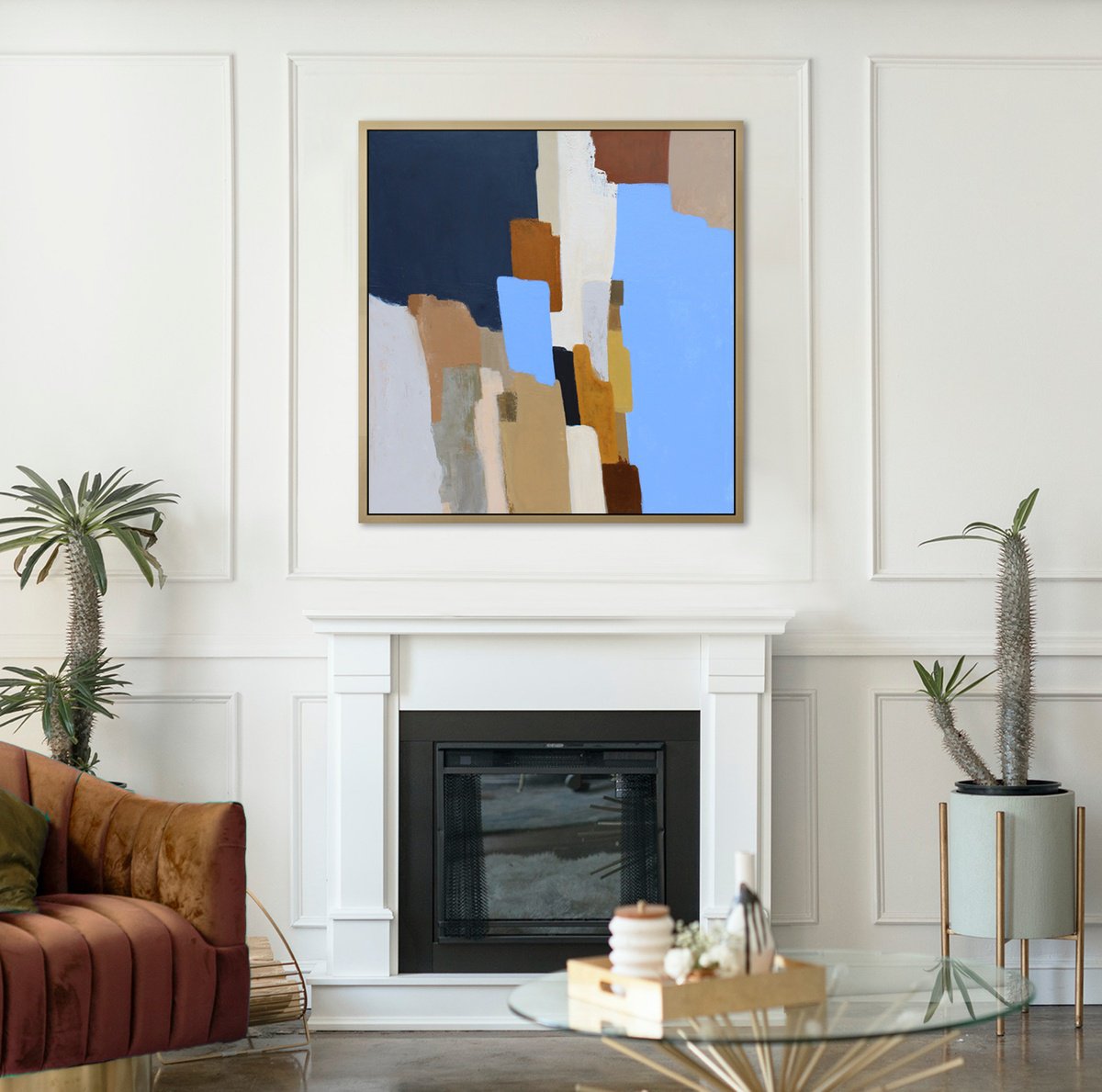 Ocean & Earth By Martina Boycheva, 36 X 39, Artwork For Sale On Artfinder