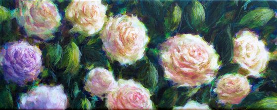 "Roses" - small size - 20X50 cm