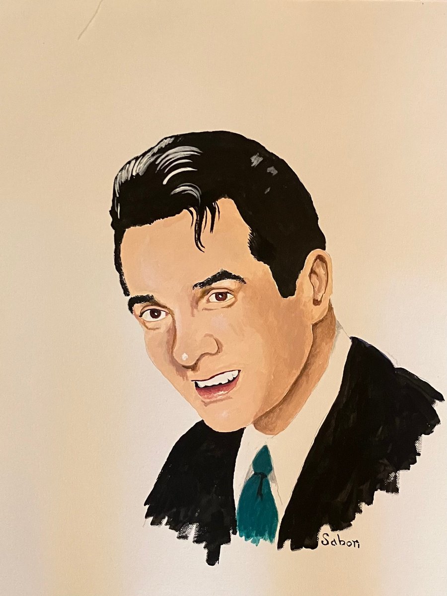 Photorealistic Portrait Acrylic Painting By Andrew Sabori, 16 X 20, Gene Krkupa- Drummer, Original Artwork