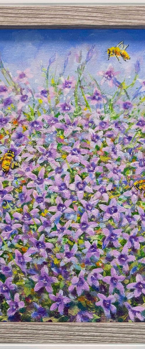 Summer Bellflowers by Anastasia Woron