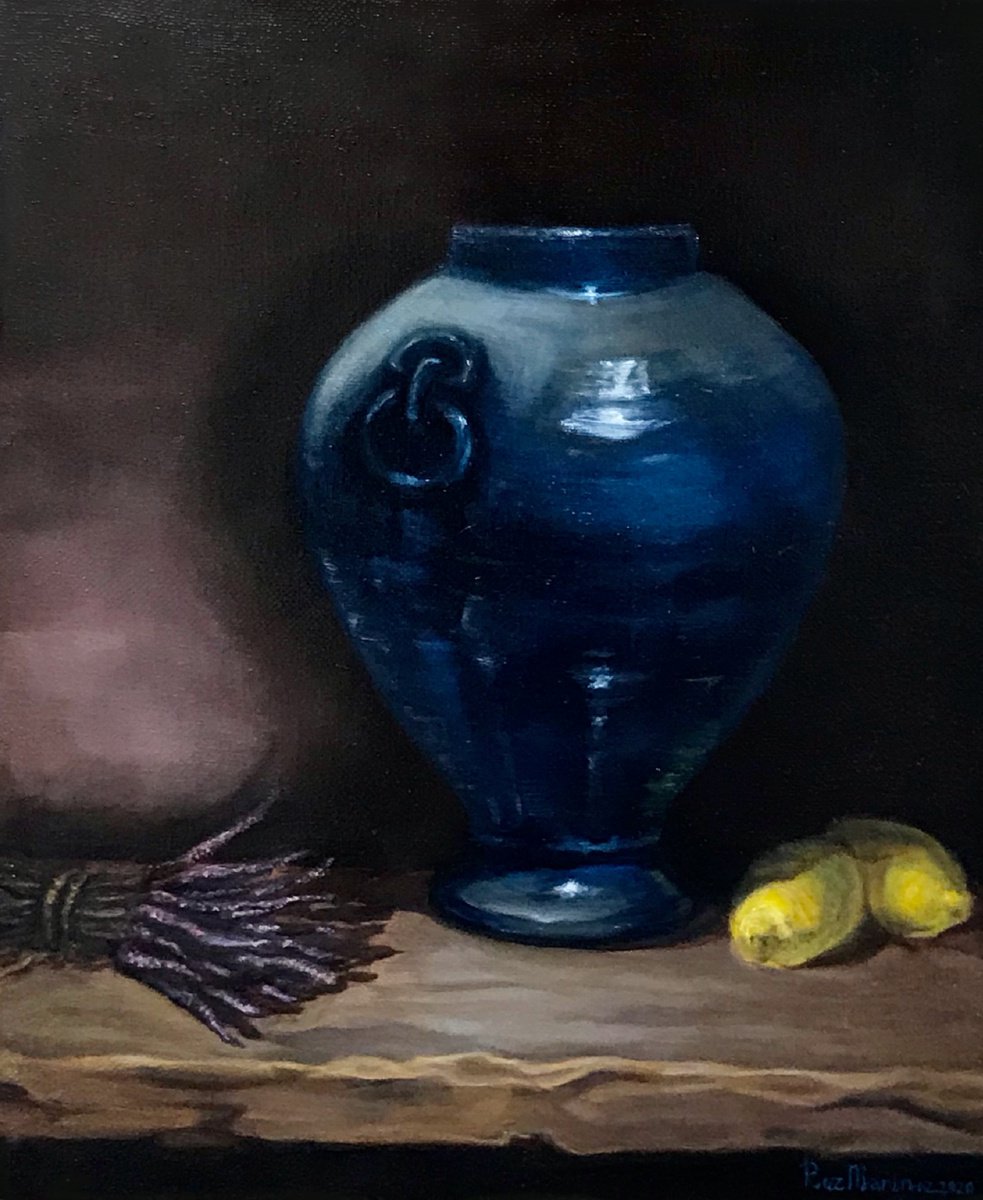 BLUE JUG by Marina Deryagina