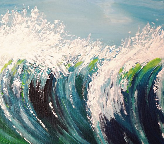 Seascape Breaking Waves D 6