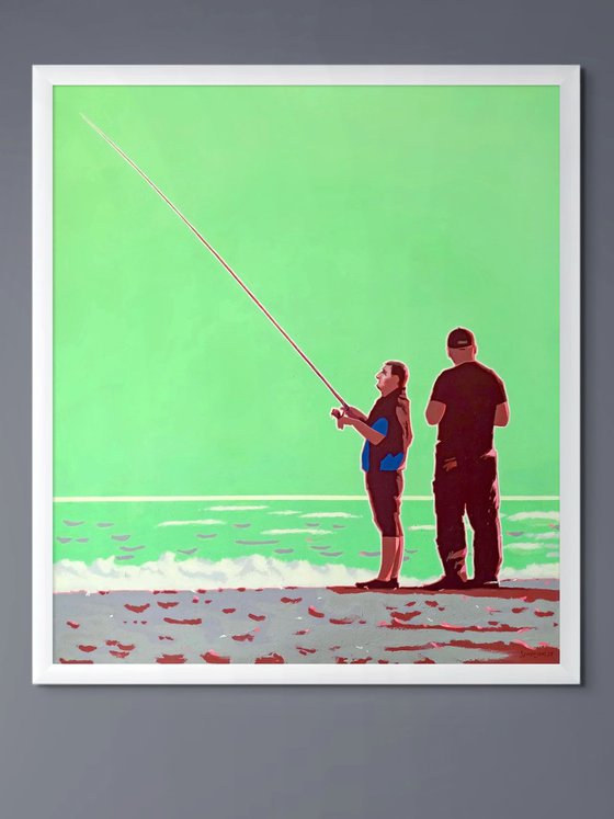 Fishermen at Sunset