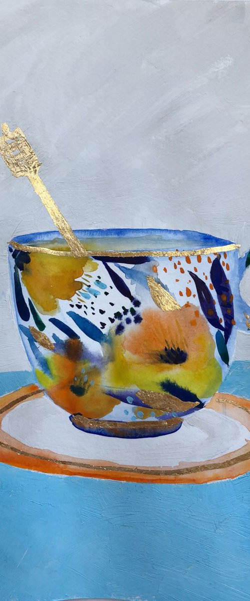 Tea time_cup by Anastasia Mazur-Skrobova