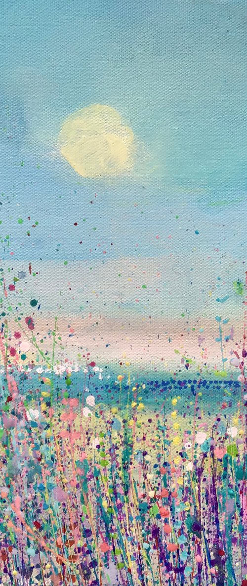 Pale Sun October, by the Coastpath by Sandy Dooley