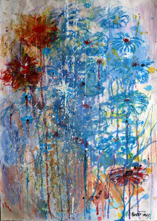Fantasy with Flowers 126 by Rakhmet Redzhepov