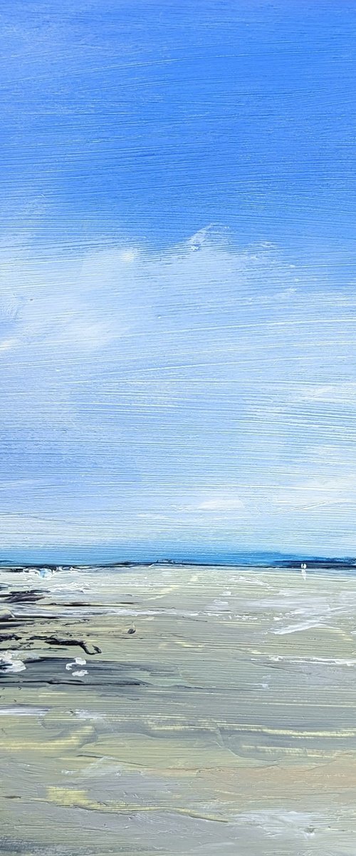 Caldy Beach, The Wirral Beachscape by Jo Earl
