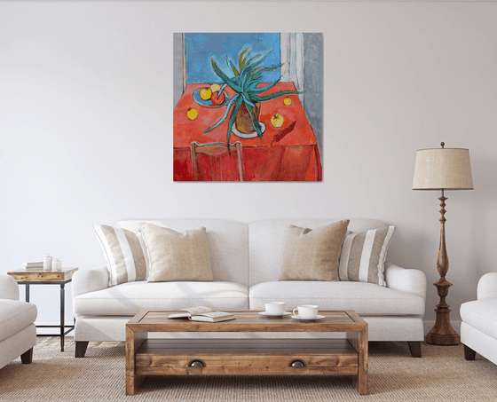 Aloe Vera and Yellow Tomatoes