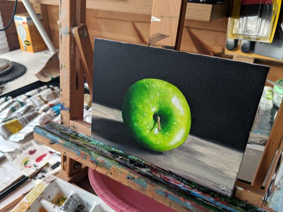 "Apple Study" Original Oil Painting