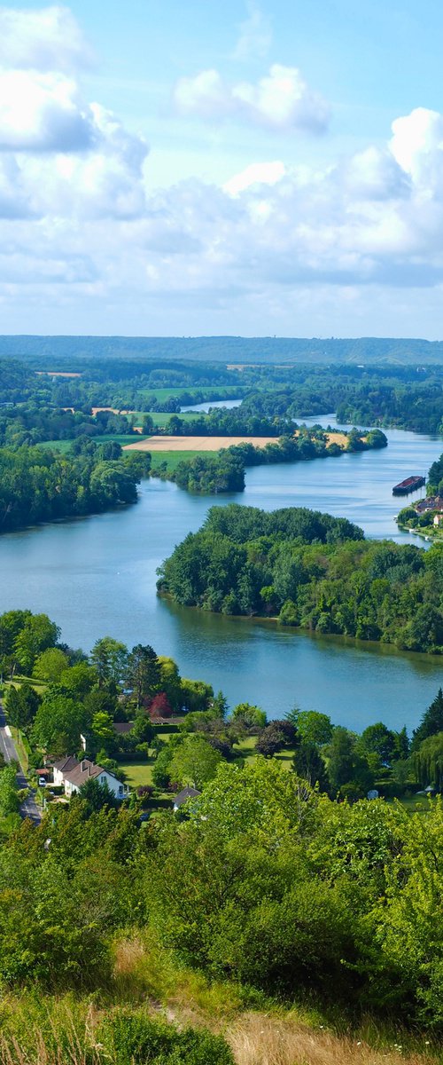 Summertime Vista of the Seine by Alex Cassels