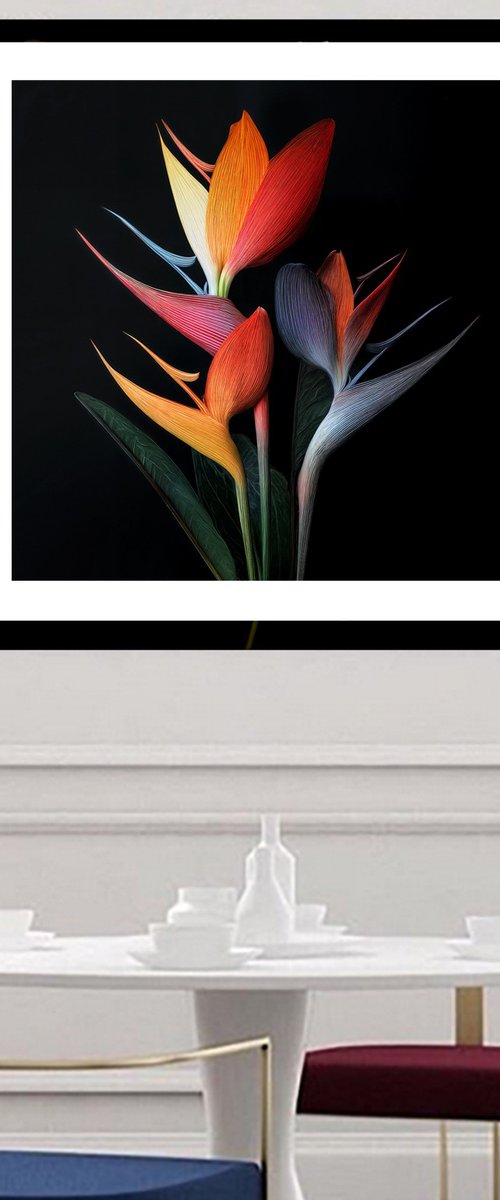 Birds Of Paradise 3 by MICHAEL FILONOW